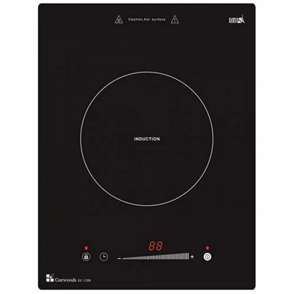 GARWOODS 樂思 EC1288(鉛灰) 34.5厘米 嵌入式單頭電磁爐